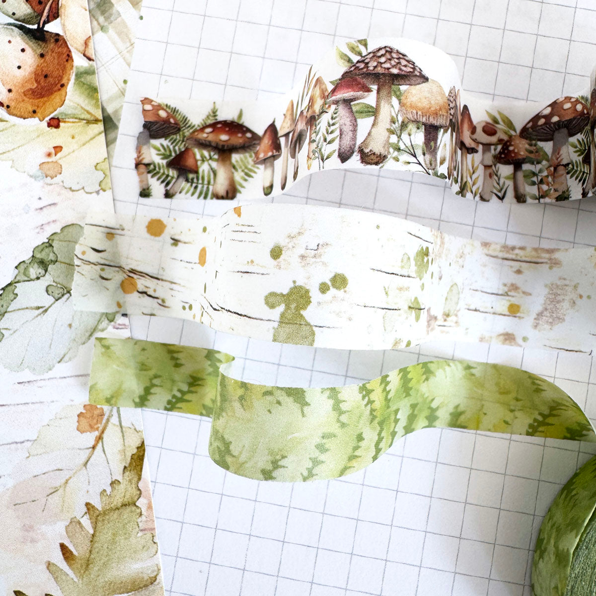Moss & Mirth Washi Trio - November 2025
