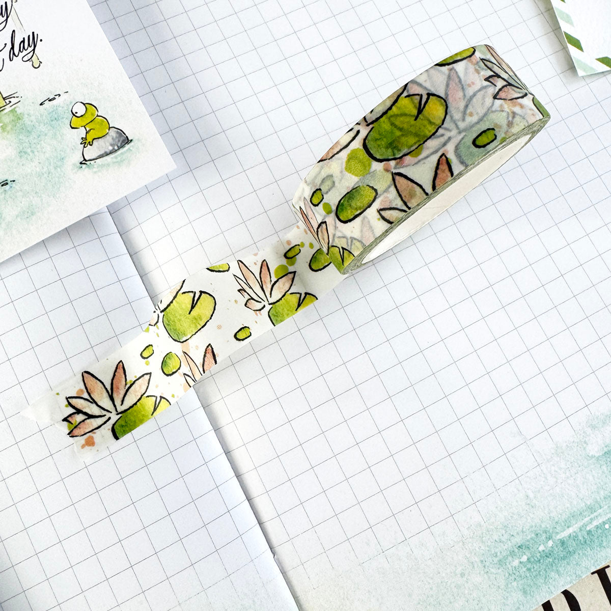 Willows "Lily Pads" Washi from the Creative Kit - March 2025