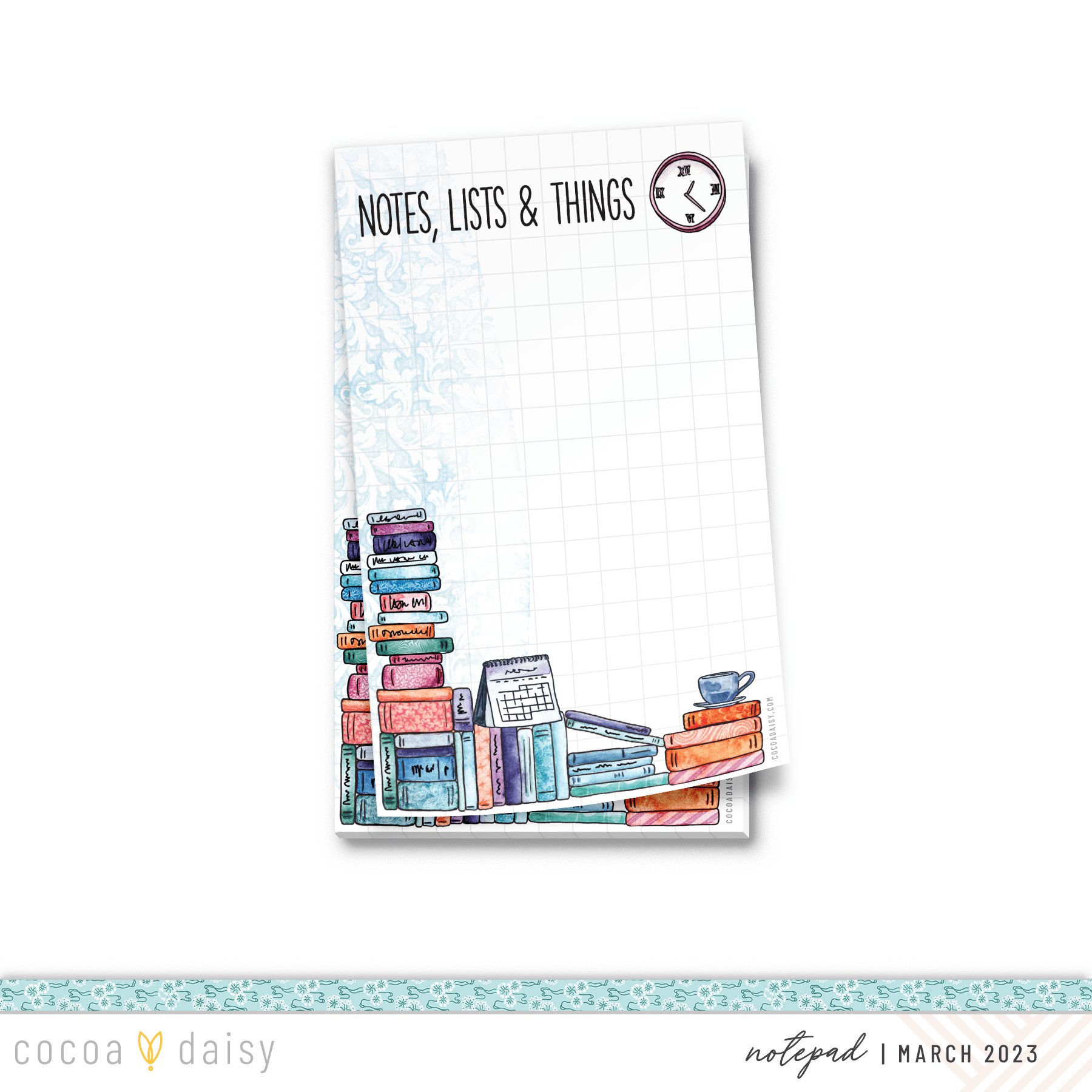 Bookish Notepad March 2023