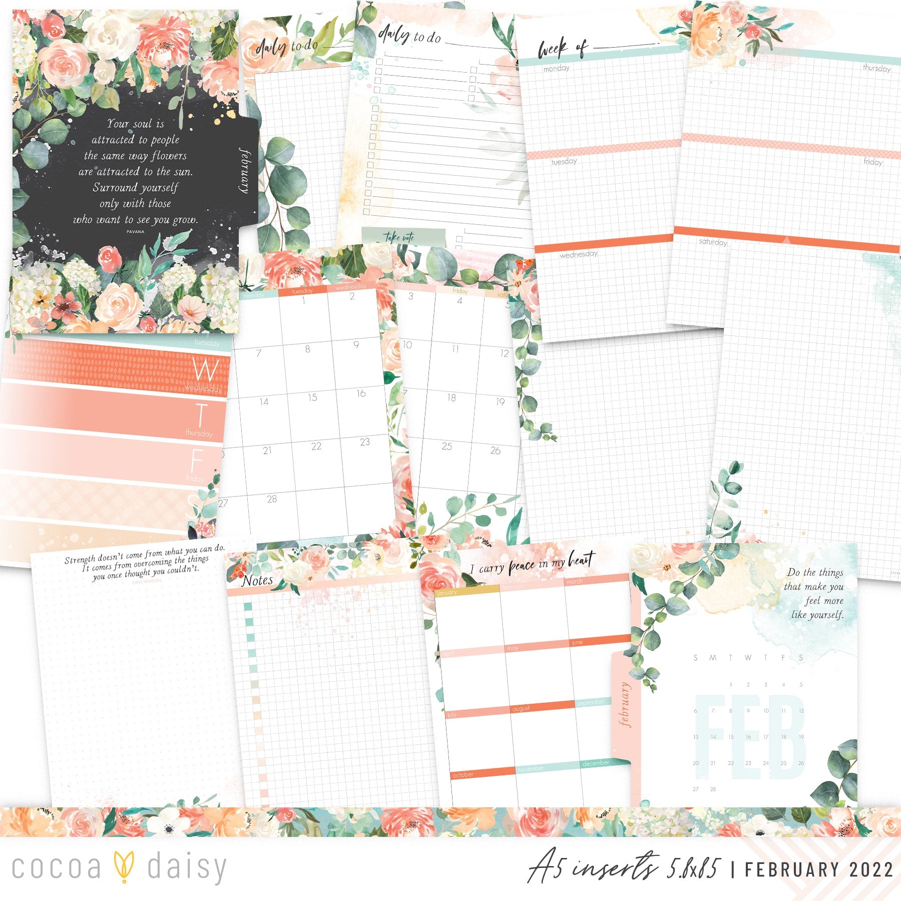 Elegance Blooms Inserts Only - Choose Insert Type February 2022
