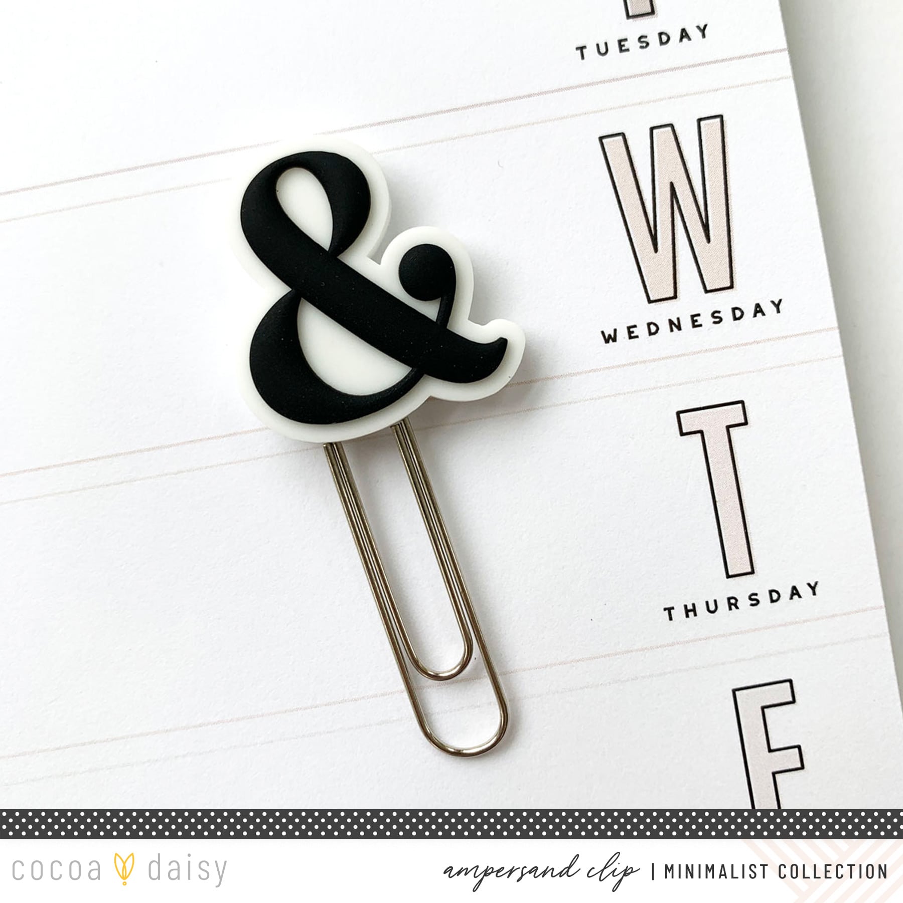 The Minimalist Collection Ampersand Clip Topper