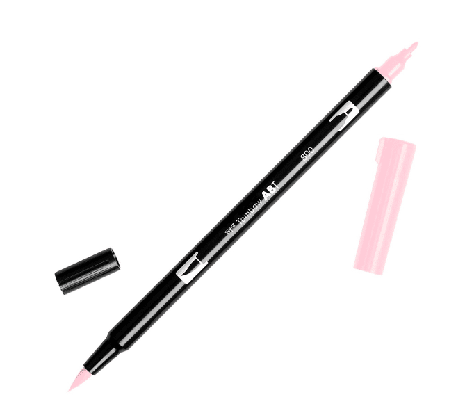 Tombow Dual Brush Pen Art Marker Baby Pink (800)