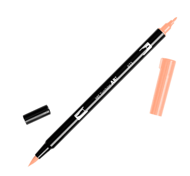 Tombow Dual Brush Pen Art Marker Coral (873)