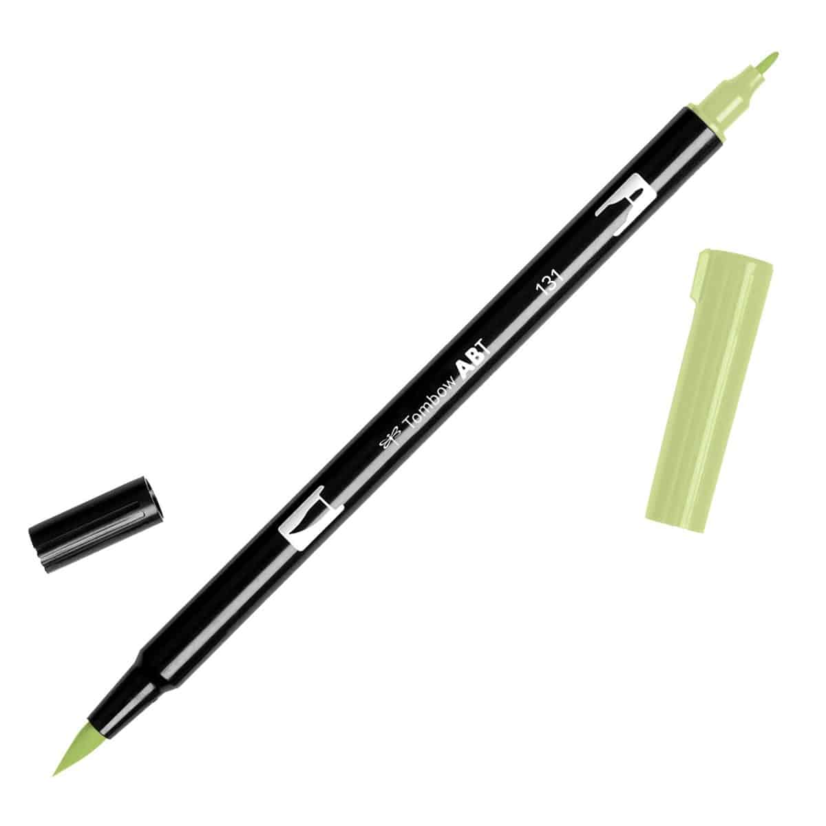 Tombow Dual Brush Pen Art Marker Lemon Lime (131)