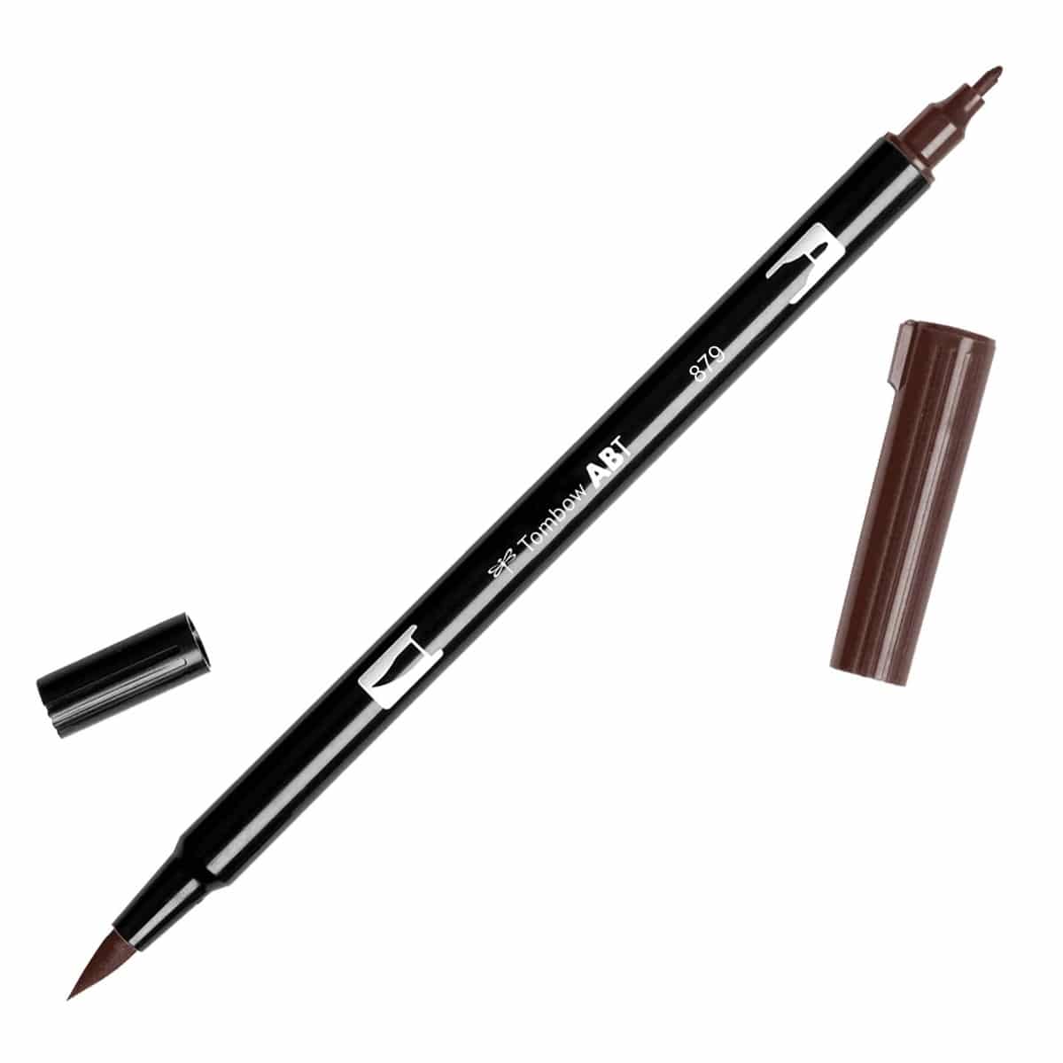 Tombow Dual Brush Pen Art Marker Brown (879)